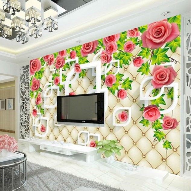 giay dan tuong 3d diem nhan cho ngoi nha ban 5 - Các mẫu giấy dán tường phù hợp với phòng khách hiện nay