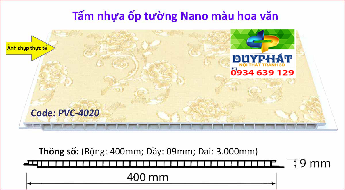 Tam nhua op tuong hoa van PVC 4020 1 - Tấm-nhựa-ốp-tường-hoa-văn-PVC-4020