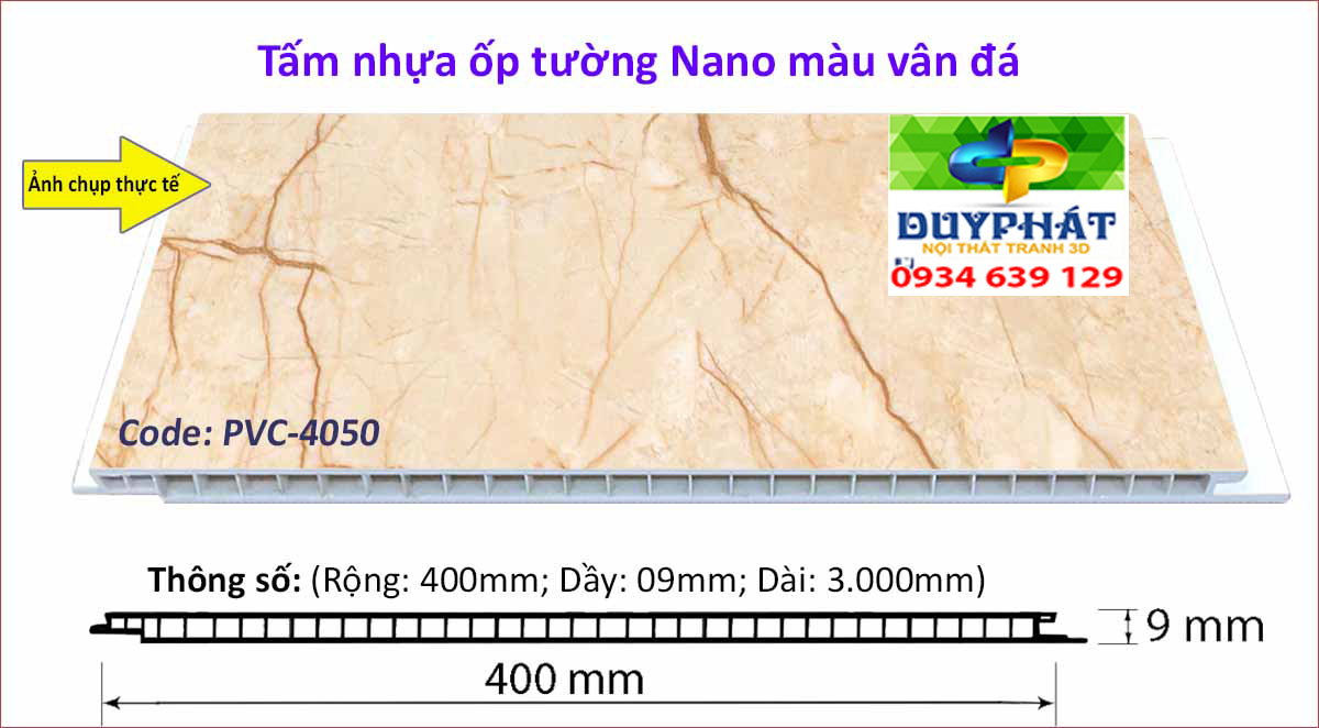 Tam nhua op tuong mau van da PVC 4050 - Tấm-nhựa-ốp-tường-màu-vân-đá-PVC-4050