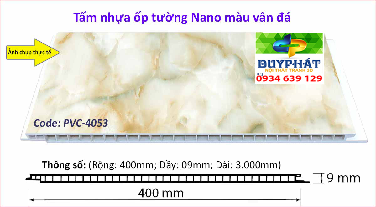 Tam nhua op tuong van da PVC 4053 - Tấm-nhựa-ốp-tường-vân-đá-PVC-4053